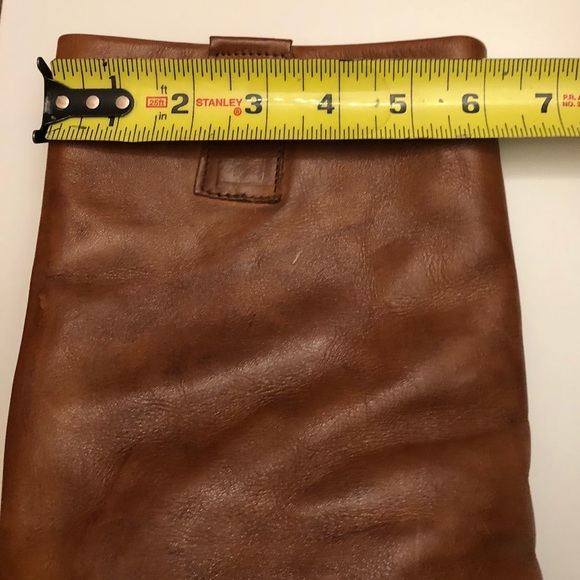 Geste brown/tan leather platform boots, size 7. - Picture 8 of 8